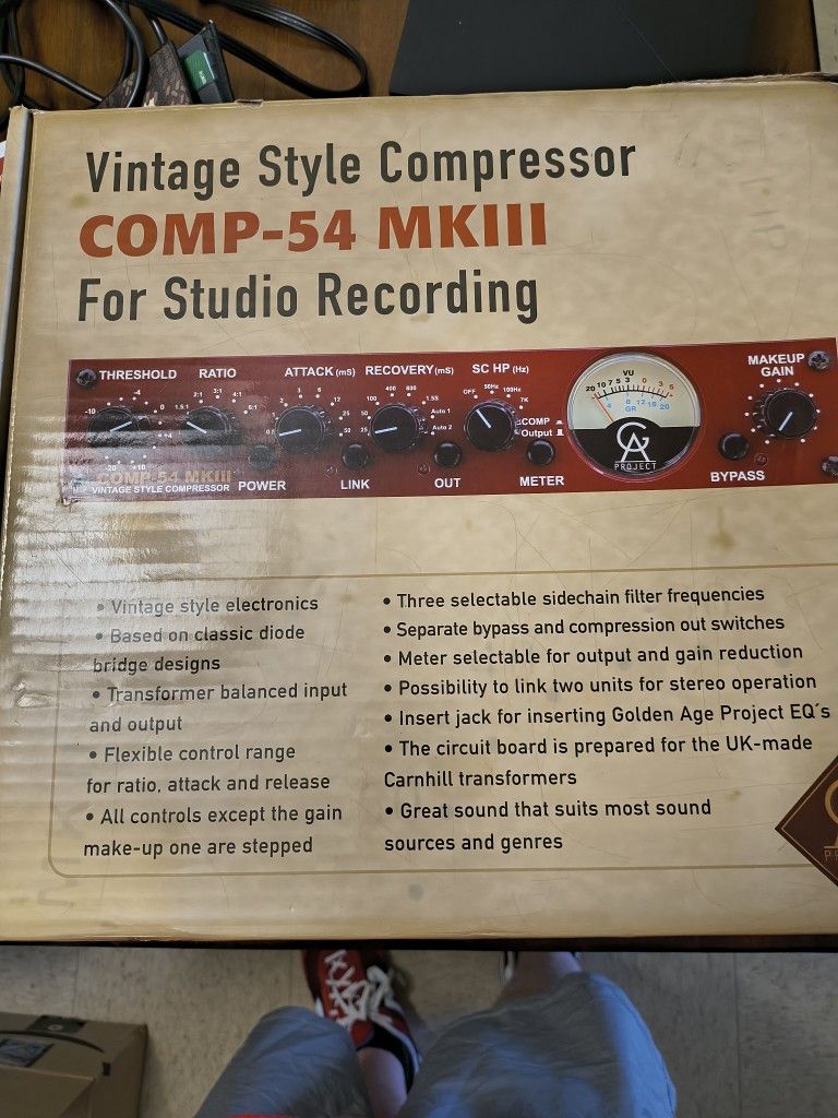 Golden Age Audio Preamp And Compressor