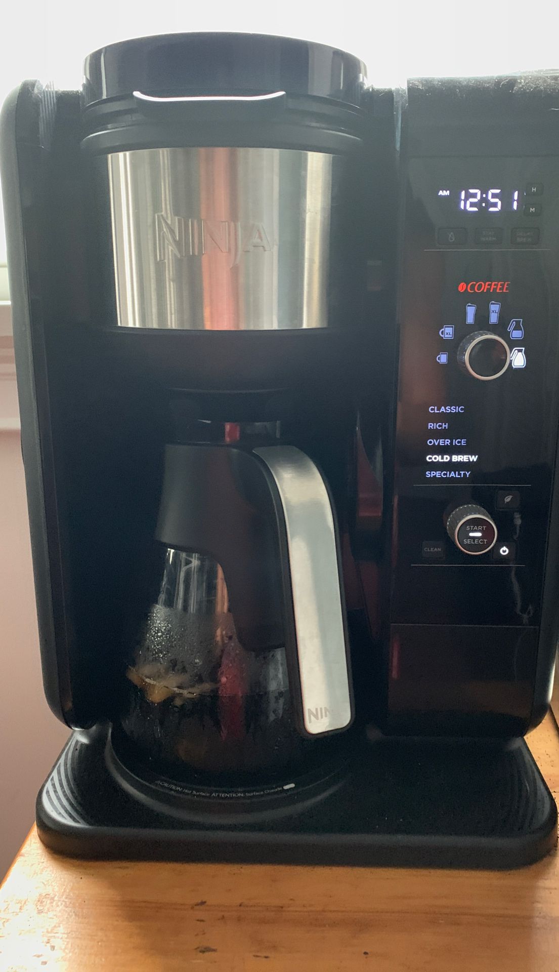 Ninja Cold brew and coffee machine with Frother