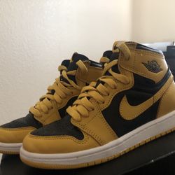 Jordan 1 Retro High "Pollen" Yellow Size 2y