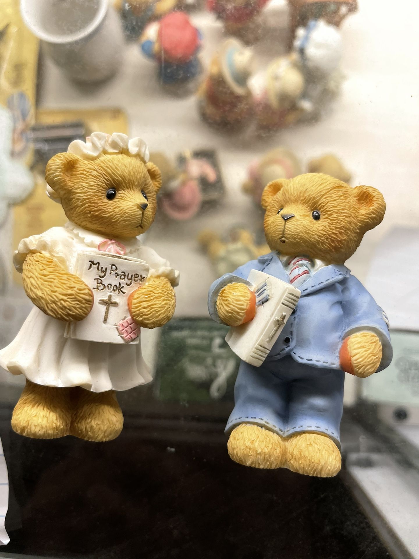 Cherished teddies first communion boy and girl statues