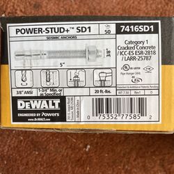DeWalt anchors