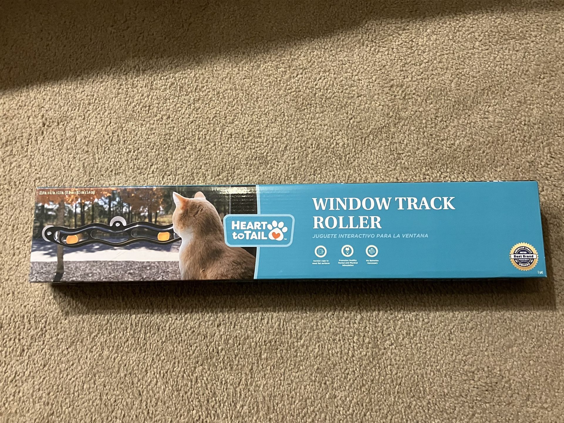 Window Track Roller Cat Toy