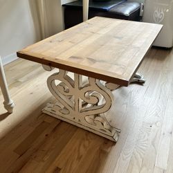 Boho Coffee Table - Natural Wood