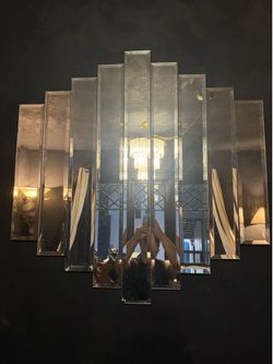 Vintage art deco mirror