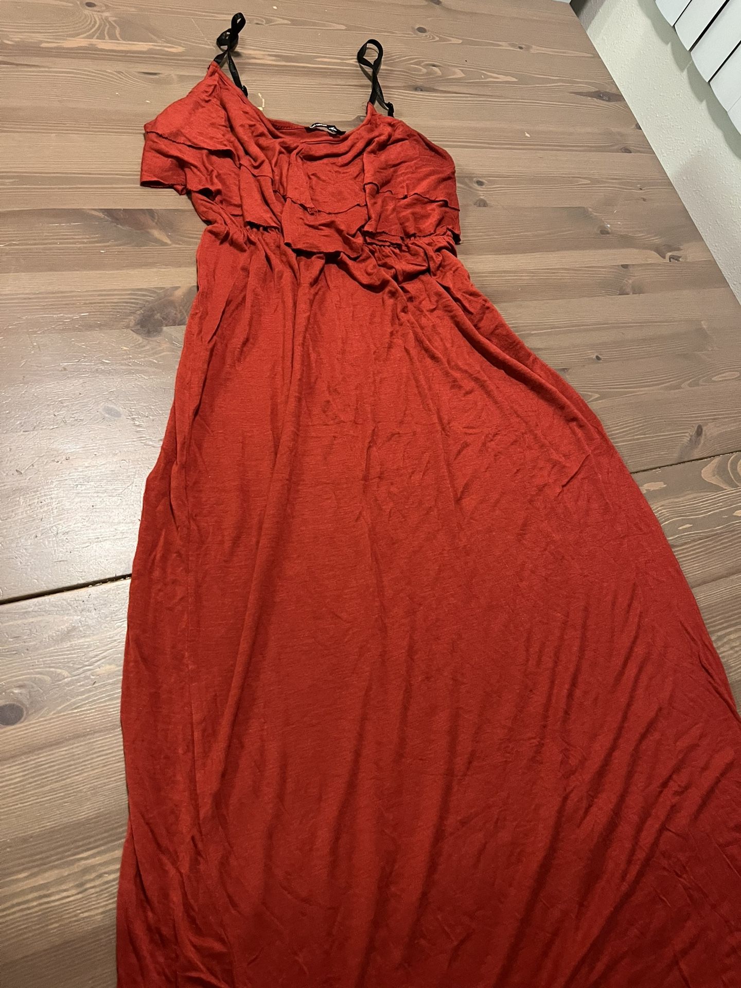 long red dress size S