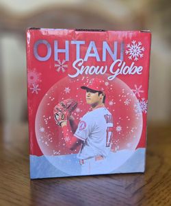 Shohei Ohtani Angels Snow Globe