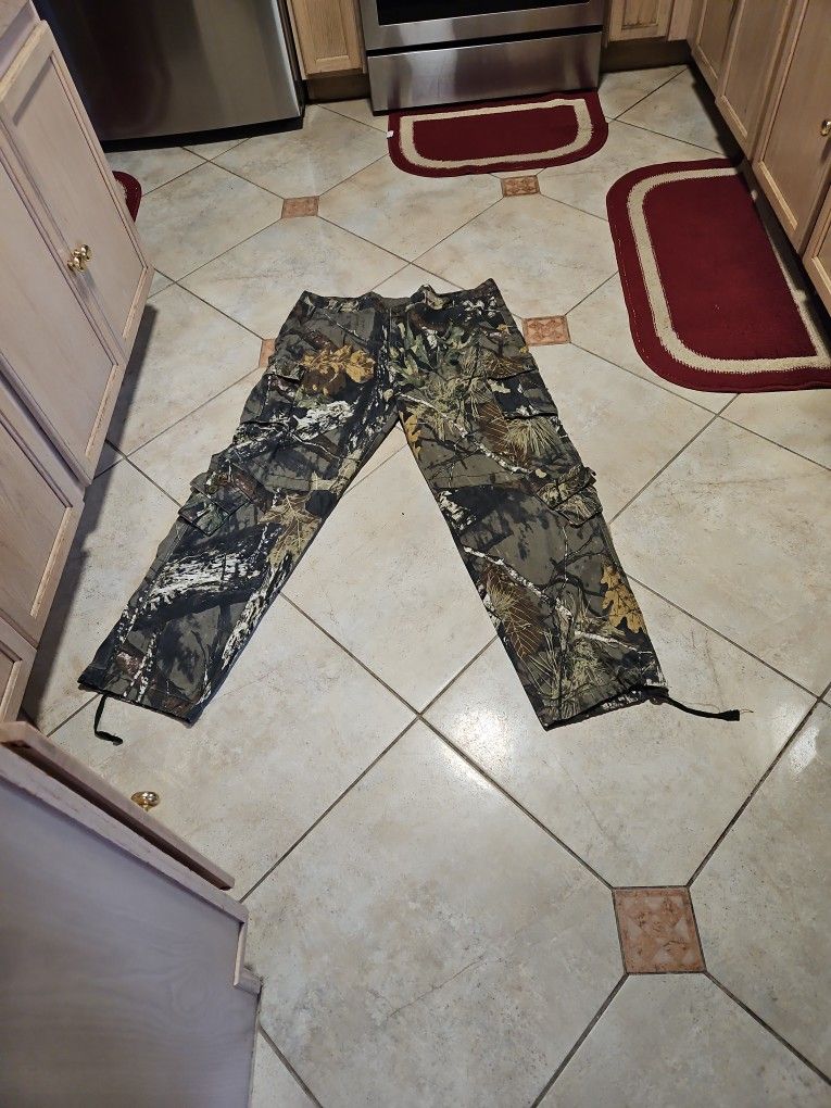 Camo Cargo Pants For Men's Size 44