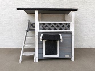 Petsfit Wooden Outdoor Cat House/ Shelter – $45