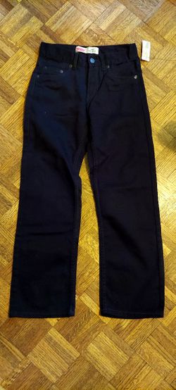 Boys Levi's 550 Relaxed Black Jeans