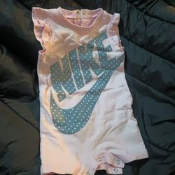 Pink Nike Onesie 