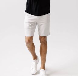 Cozy Earth Mens Jogger Shorts NWT Light Grey  Size Small  MSRP $68