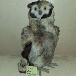  Aux Nation Owl Approximate 20 In.tagged. France.. With Baby.. Could Be From Around The 1980s Or Earlier. Very Rare Hard To Find. All Sales Final.