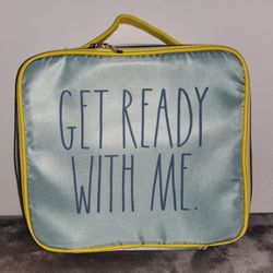 Rae Dunn "Get Ready With Me" Cosmetic Bag