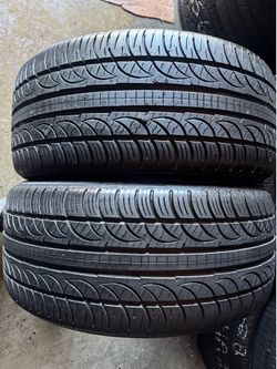 Pair of 265 40 20 Pirelli p zero Nero tires
