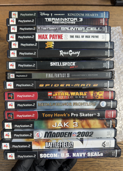 16 PS2 Games Lot – Rogue Galaxy, Kingdom Hearts, Final Fantasy & More