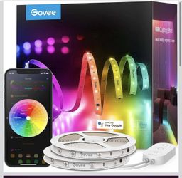 Govee 100ft RGBIC LED Strip Lights, Work with Alexa and Google Assistant