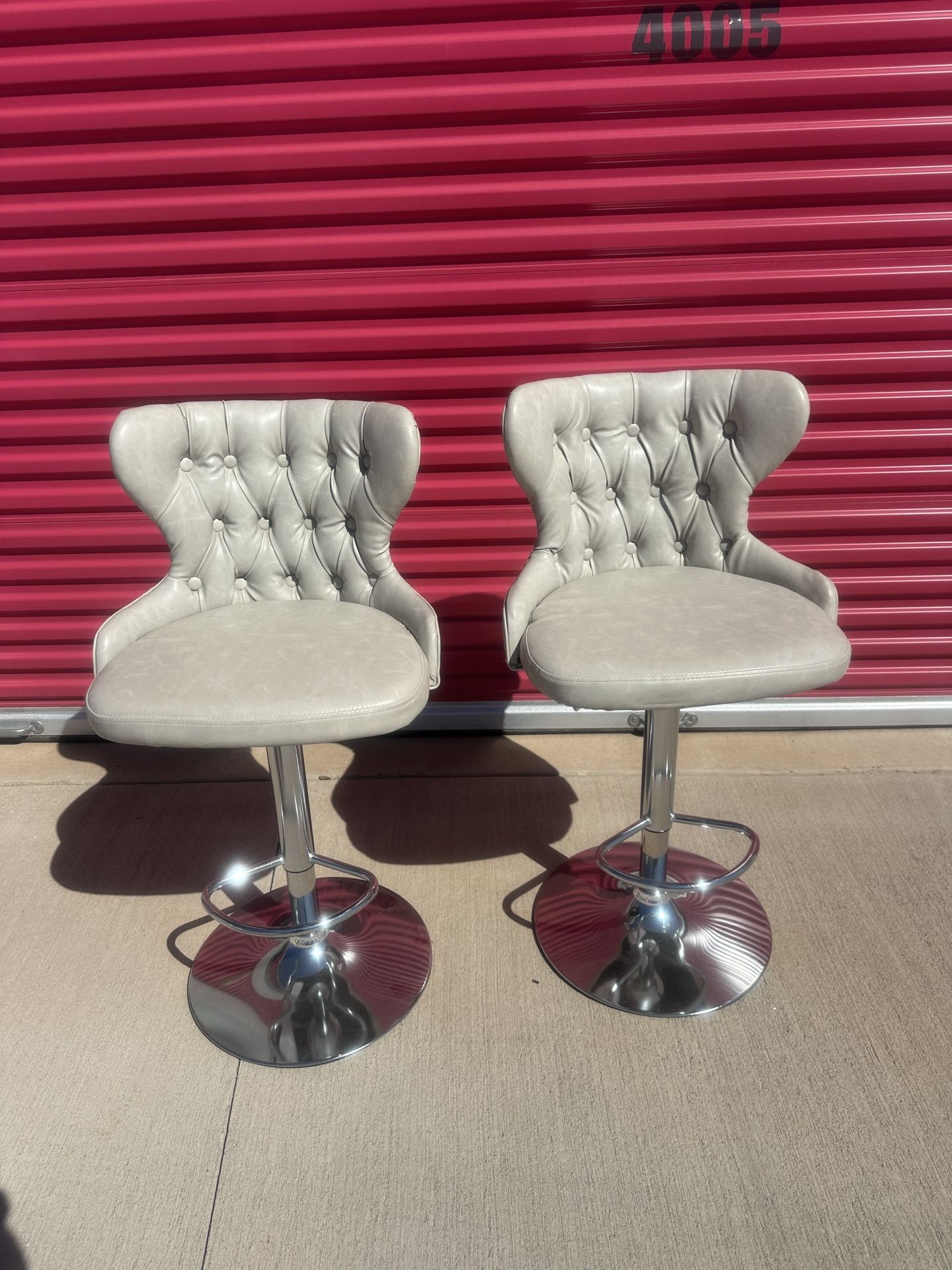 Faux Leather Chairs