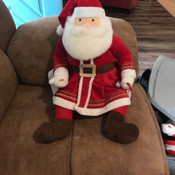 SANTA POLAR EXPRESS TALKING PLUSH SANTA
