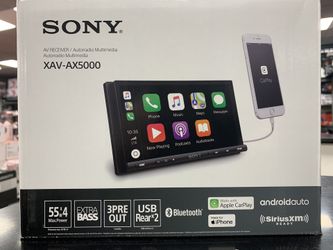 Sony double din car stereo WITH FREE INSTALLATION apple CarPlay android auto 7” BLACK FRIDAY SPECIAL