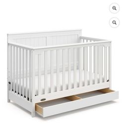 Graco Hadley 5 in 1 Convertible Crib With Drawer 
