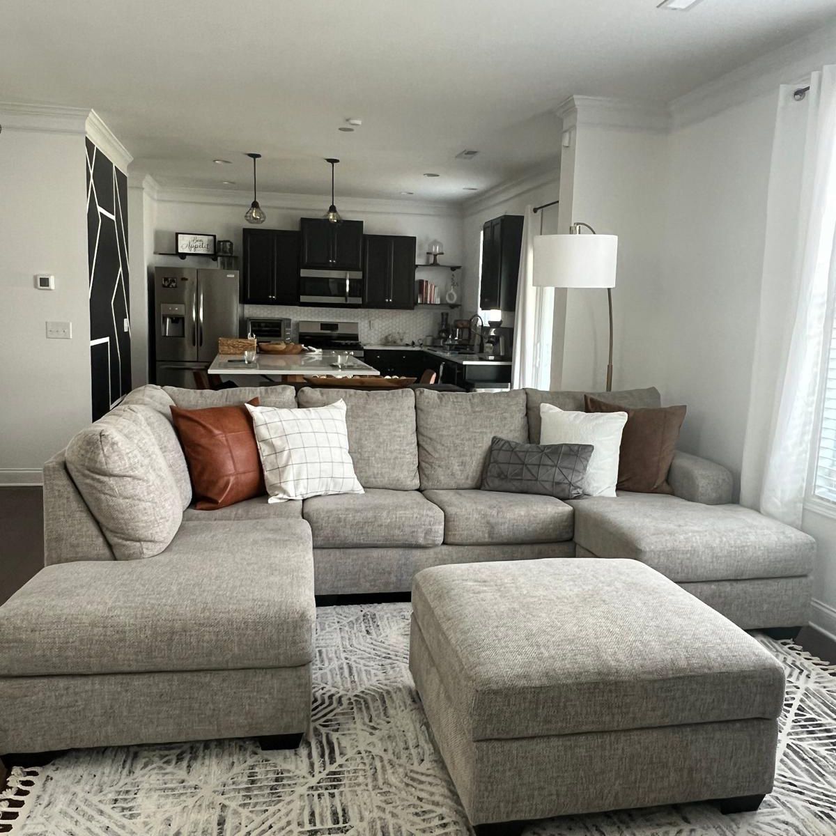 Gray Sectional  Or Sale