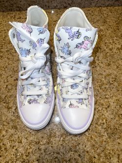 Converse Chuck Taylor High Top Unicorn Print Sneakers