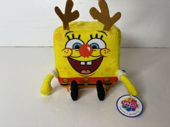 SpongeBob SquarePants Christmas plush cube