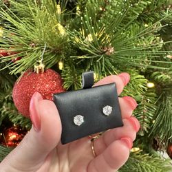 14k LAB DIAMOND EARRINGS 