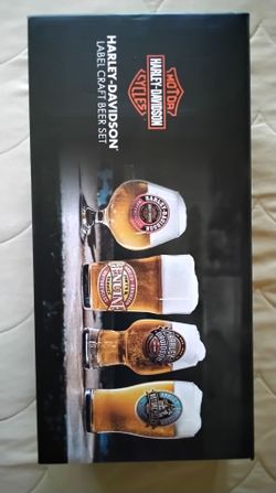 Harley Davidson Craft Beer Glass Set