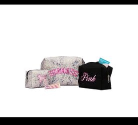Victoria secret pink makeup/travel bags