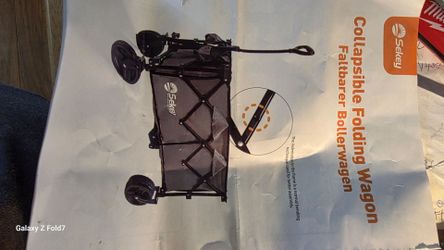 SEKEY COLLAPSING FOLDING WAGON FALTBARER BOLLERWAGEN