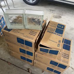 Seves Cortina Ice Pattern Glass Block