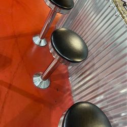 Stools, Bar Counter Stools, Diner Stools, Vintage Set, Business Furniture