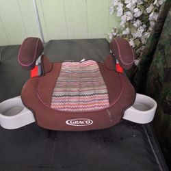 Booster Car Seat With Cup Holders.  $12obo 