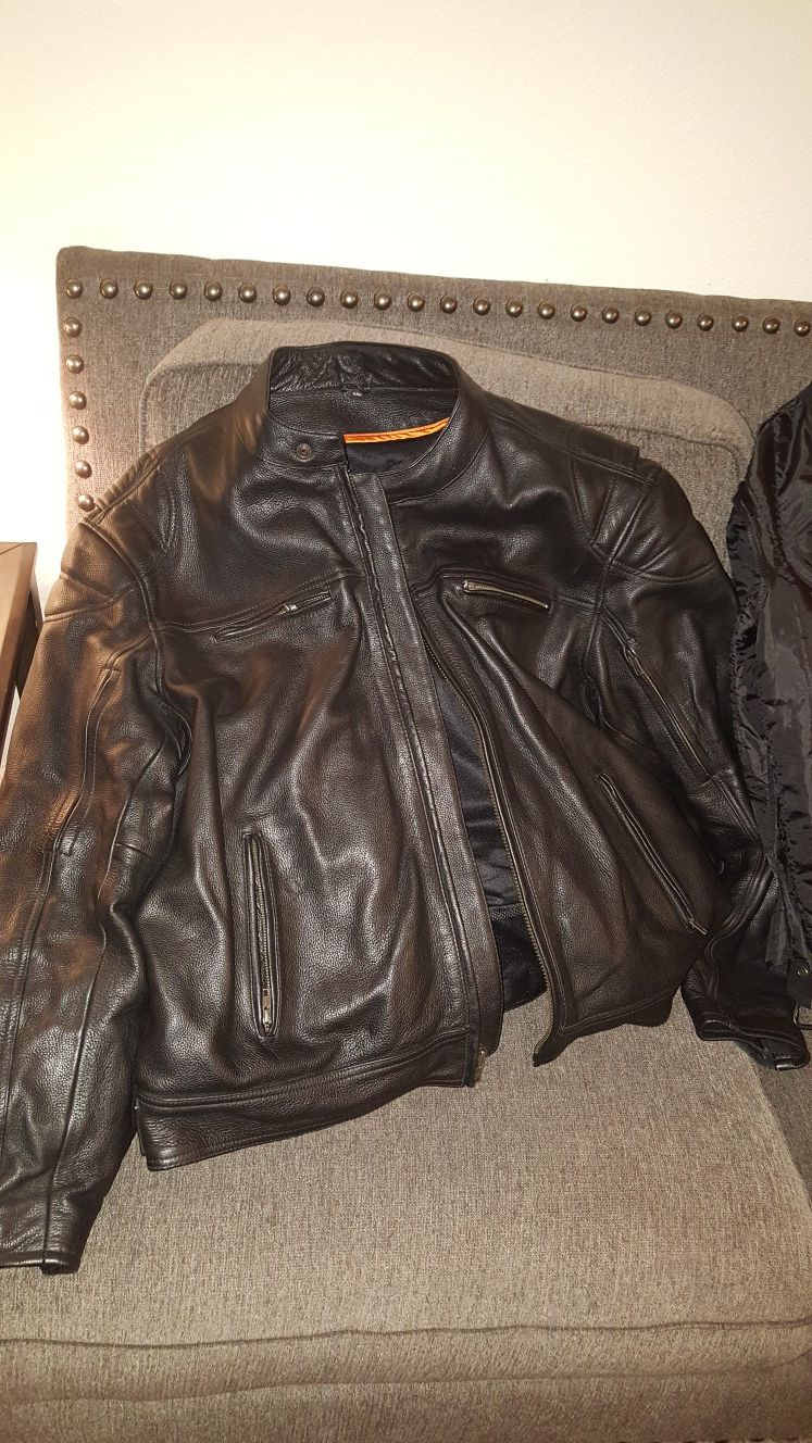 Milwaukie leather leather motorcycle riding jacket