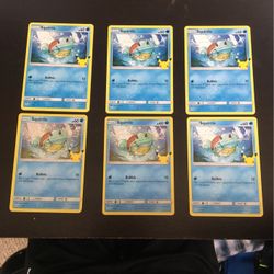 25th Anniversary Pokémon Cards Squirtle