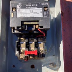Square  D Motor Starter Size 2