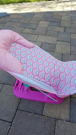 Summer Baby bath pink waves