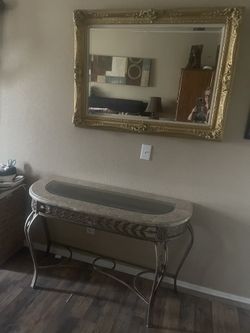 Table And Mirror