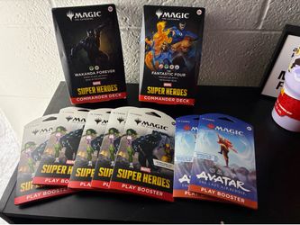 Magic the Gathering Boosters, bundles, & commander decks