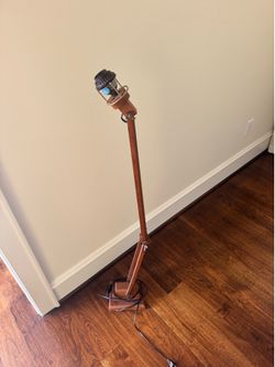 Pottery Barn Adjustable Wood Lamp