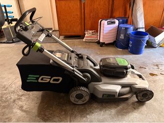 EGO 21” Cordless Lawn Mower + NEW Unopened 5.0Ah Battery & Rapid Charger