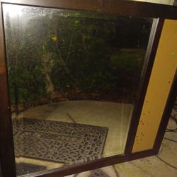 New Wood Framed W Cork Board Wall Mirror 43in 24 Final Price