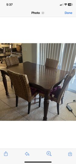 Dining room table