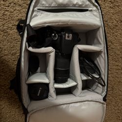 EOS rebel T7 And Carrying Case