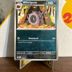 Pokemon Whirlipede Black Bolt Master Ball Holofoil NM