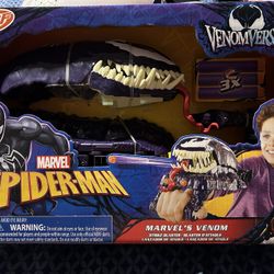 Spider-Man Venom Versus Nerf Marvel’s Venom Strike Blaster