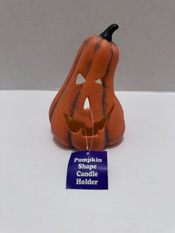 Jack O Lantern Shape Candle Holder
