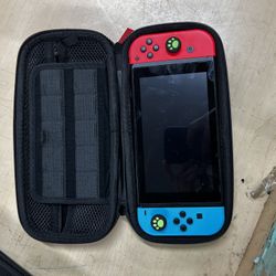 GAME SYSTEM, ELECTRONICS NINTENDO SWITCH W CASE NO CHARGER HAC-001