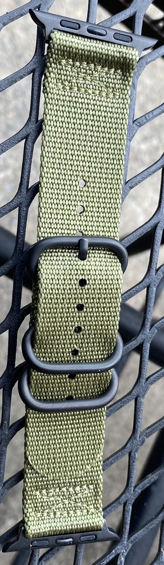 Apple Watch Military Green Nylon Band 49/45/44/42